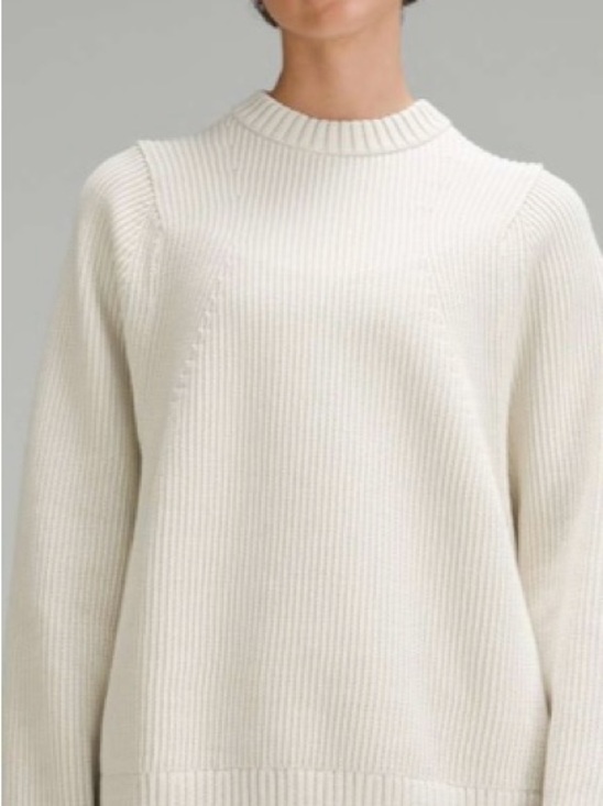 lululemon athletica Sweaters - Lululemon Women's Cotten-Blend Crewneck Sweater